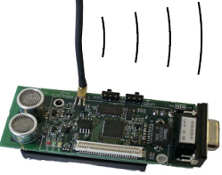 Enlarged view: Radio of wireless sensor nodes